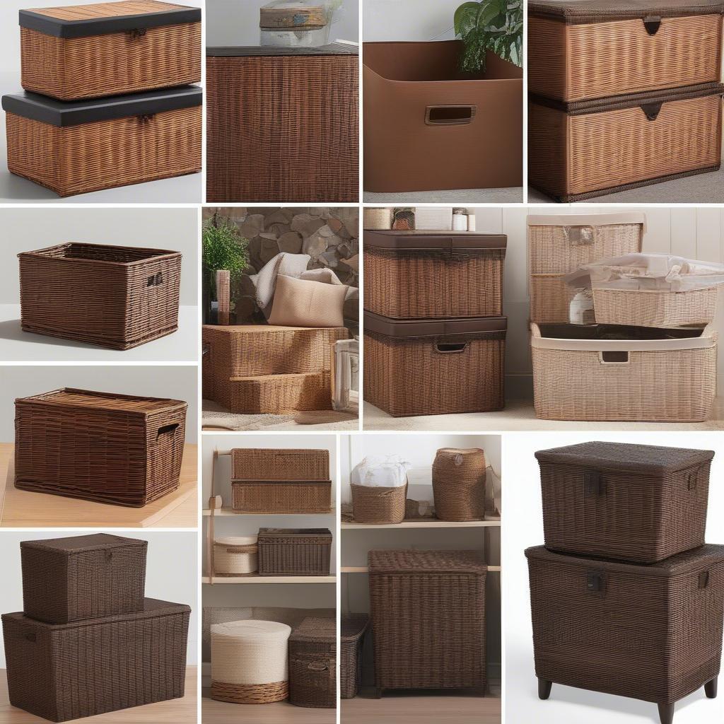 Wicker Storage Box Budget Options