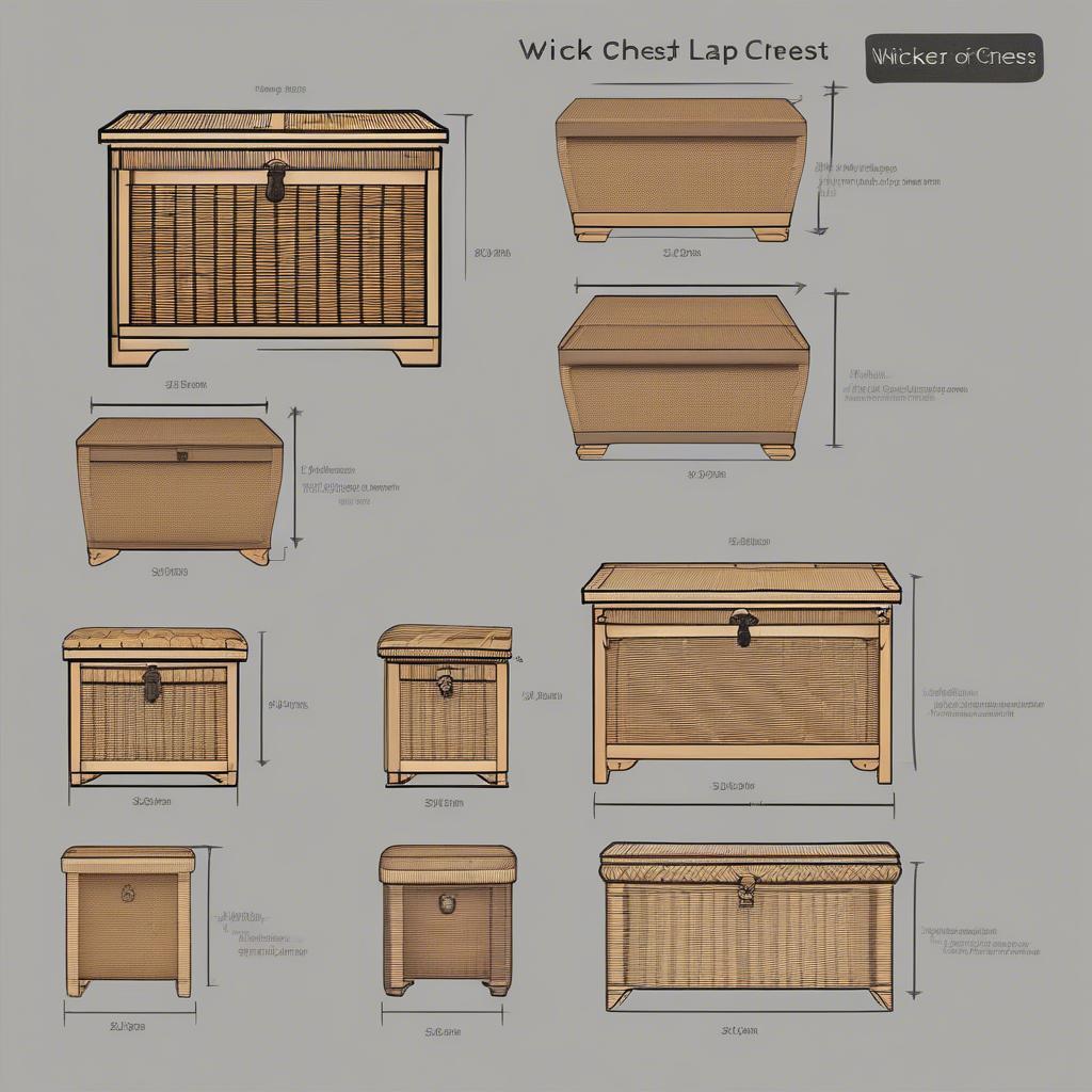 Wicker Storage Chest Sizes and Dimensions