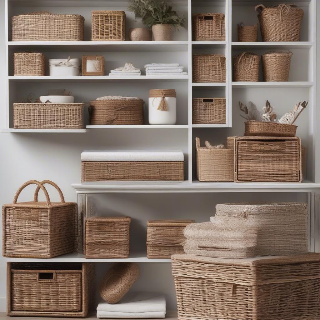 Creative Wicker Storage Ideas