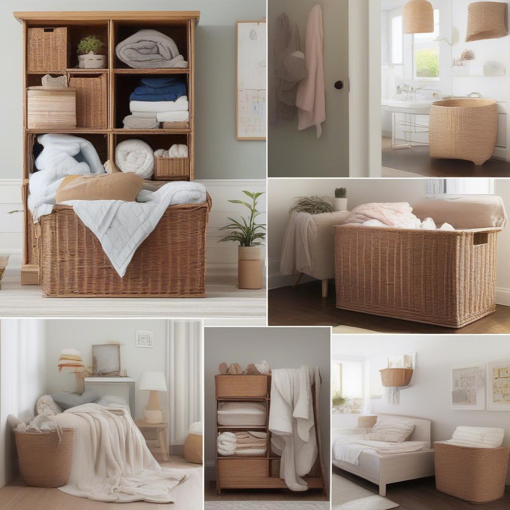 Wicker Storage Ideas for Different Rooms