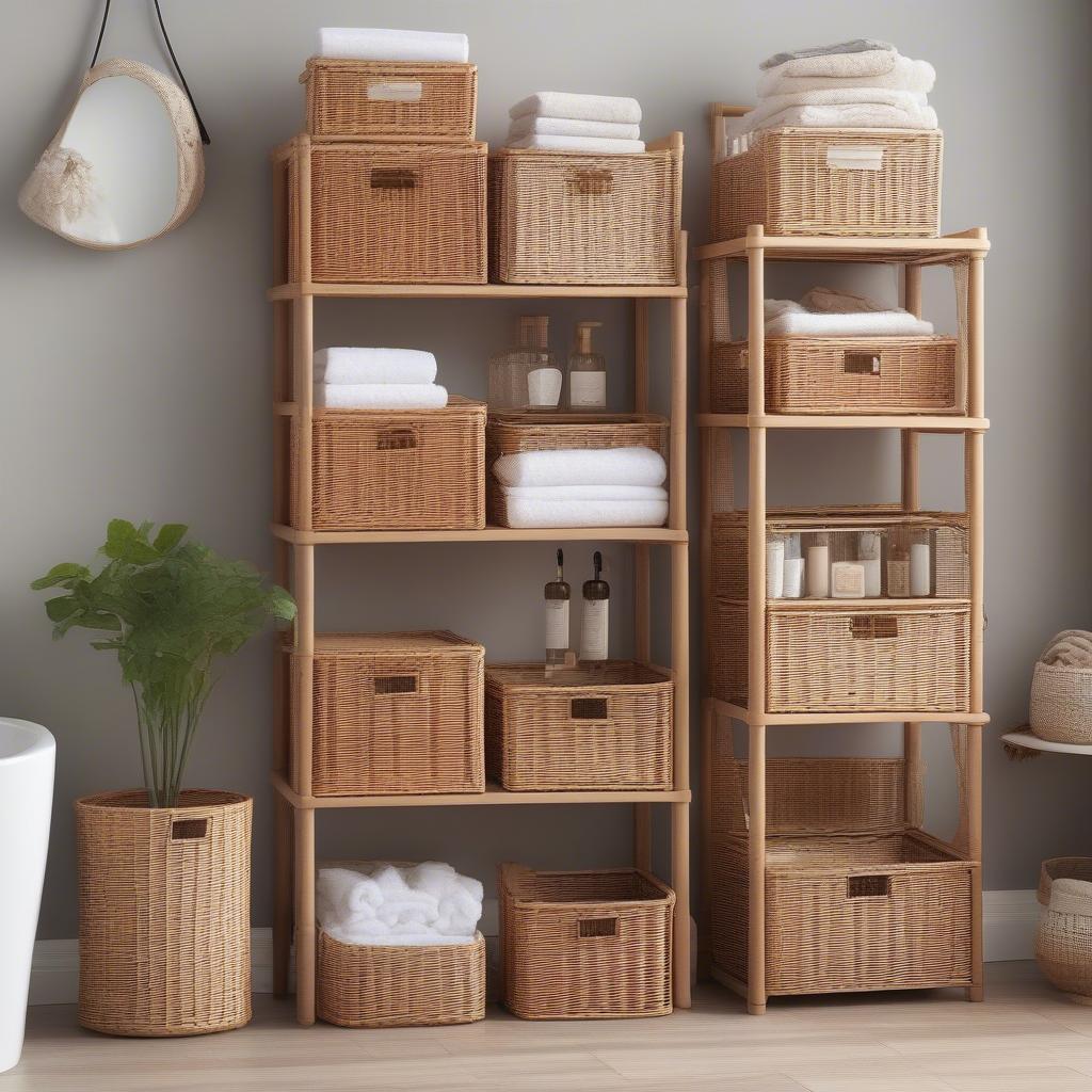 Different Types of Wicker Storage Racks