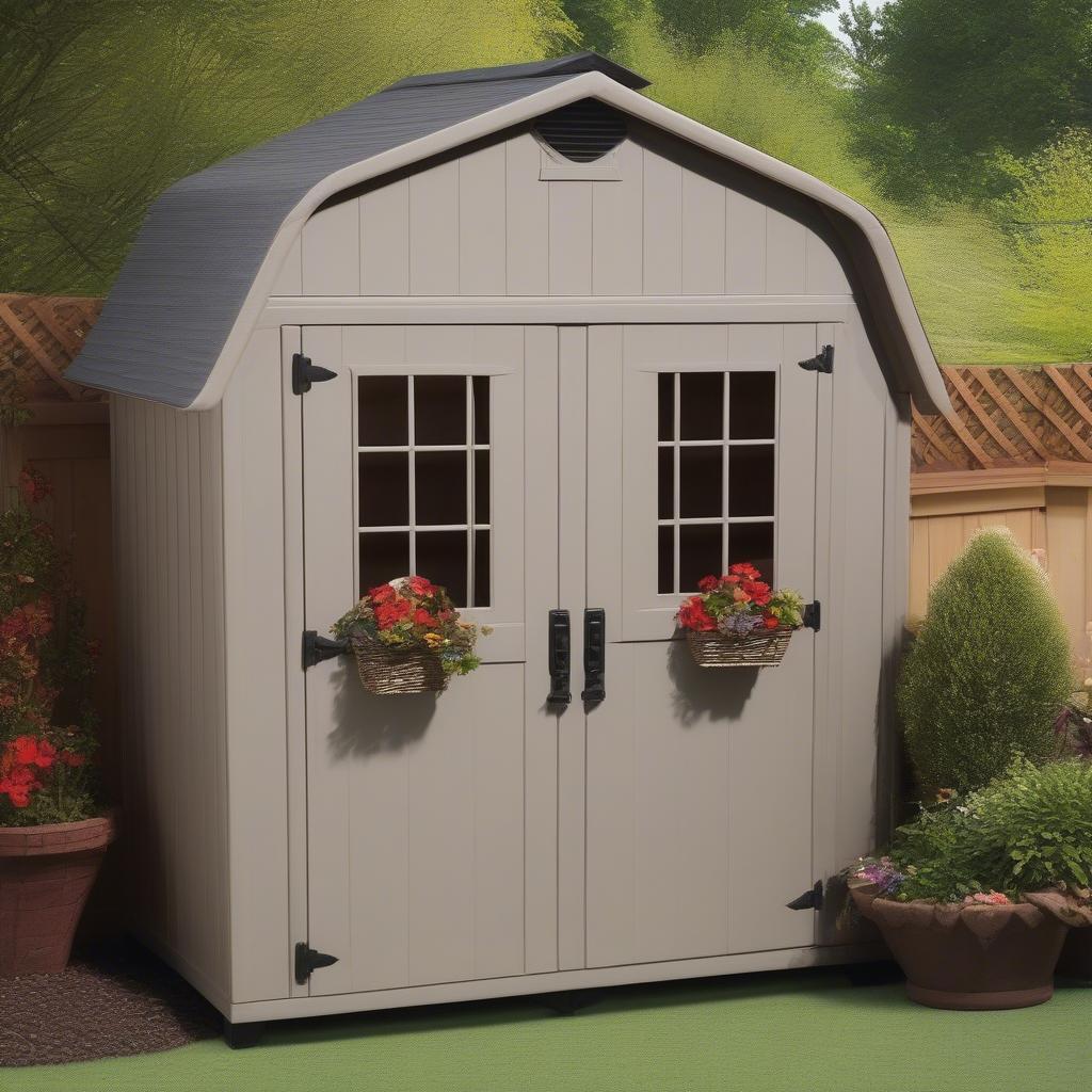 Wicker Storage Sheds in Various Styles and Sizes