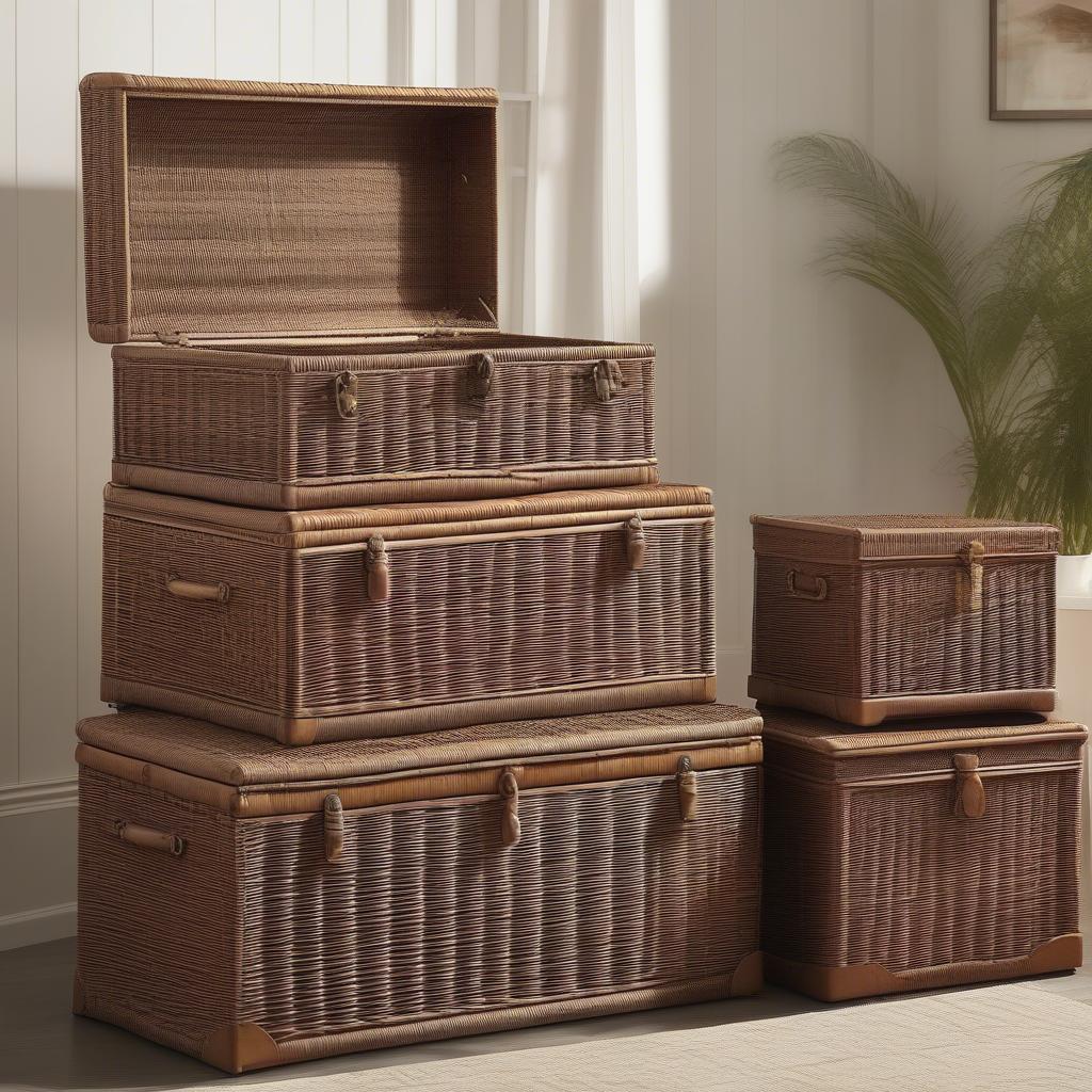 Different Types of Wicker Storage Trunks at Walmart