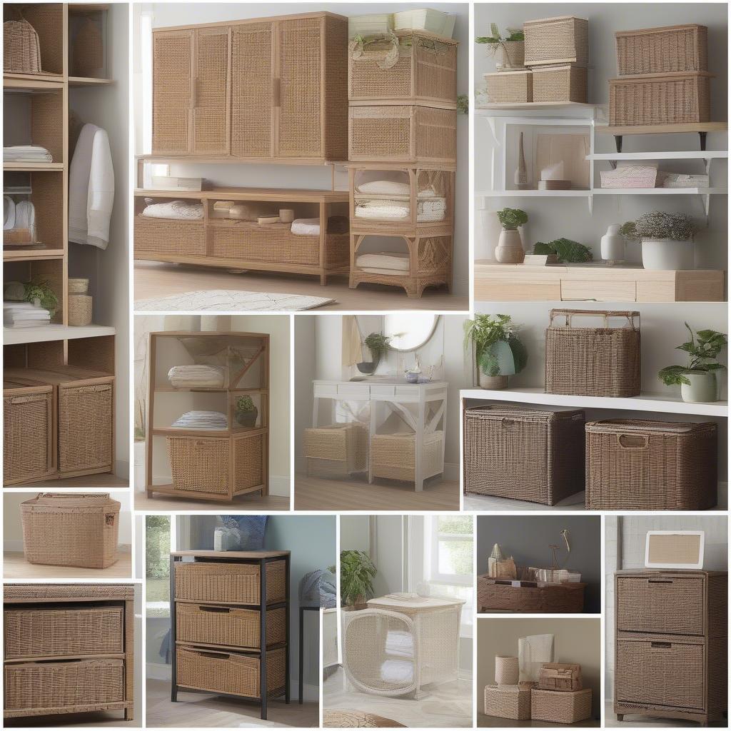 Different Wicker Storage Unit Options at Canadian Tire