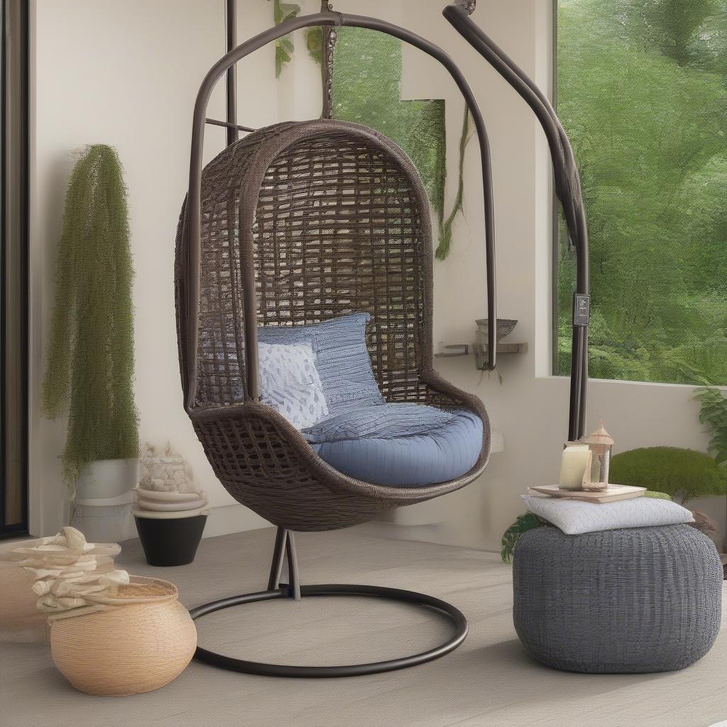 Wicker Swing Chair Sizes and Styles