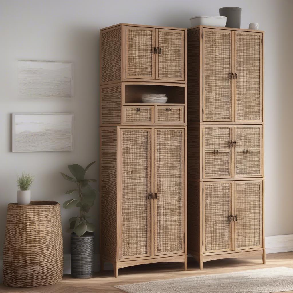 Wicker Tall Cabinet Dimensions