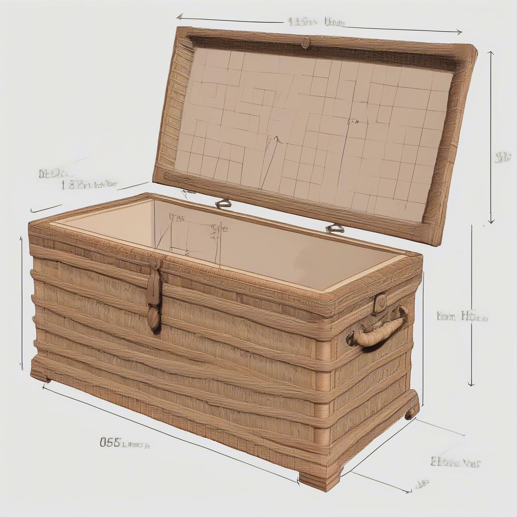 Wicker Trunk Design and Measurements