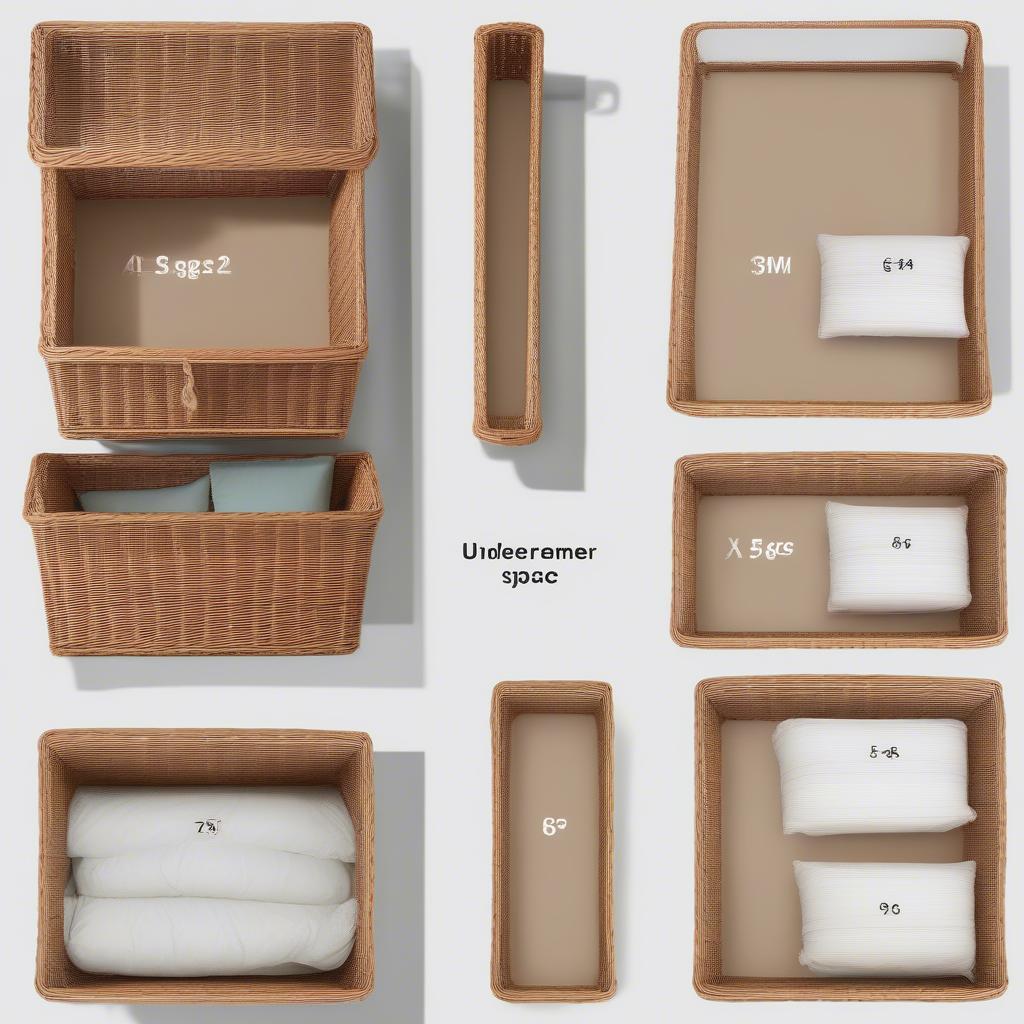 Wicker Underbed Storage Size Guide