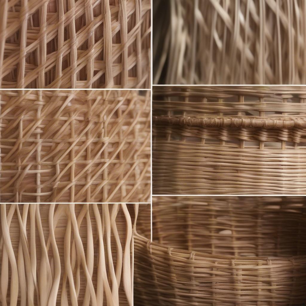 Wicker Weaving Techniques Close-Up