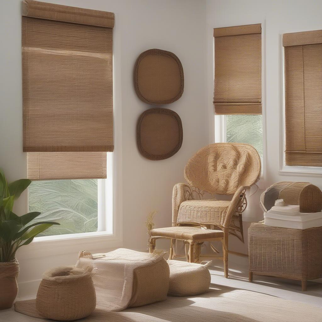 Different Types of Wicker Window Blinds