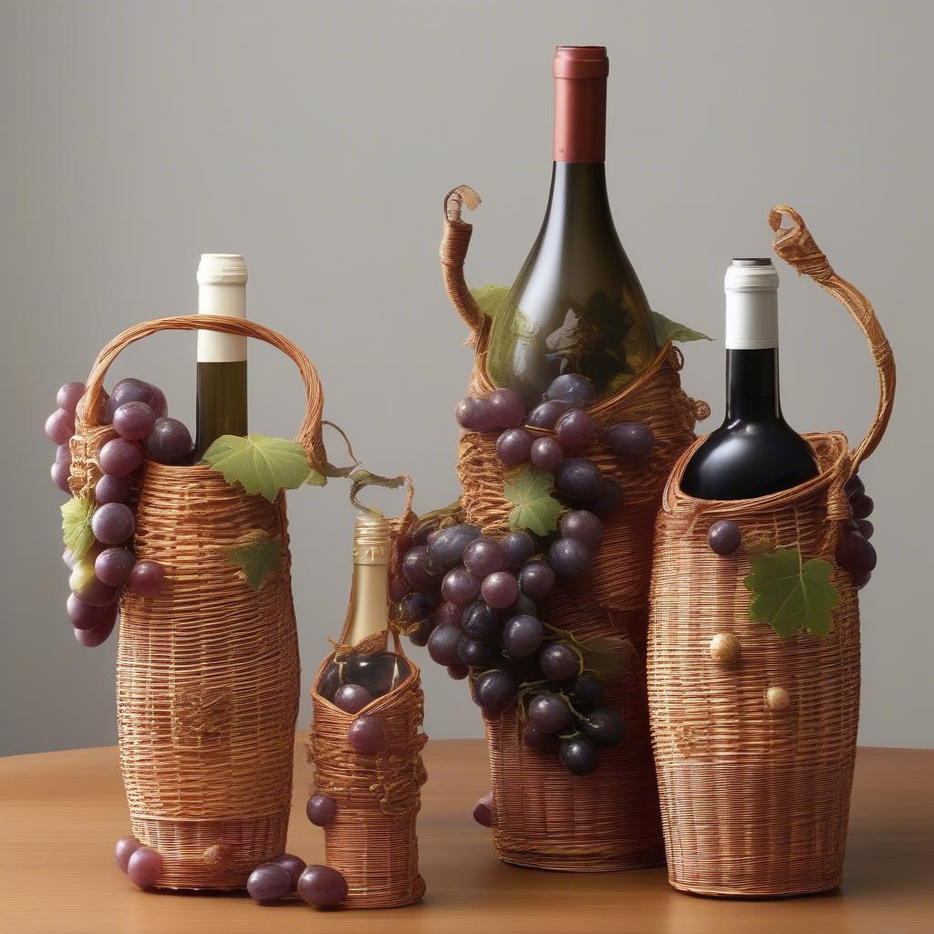 Selecting the Perfect Wicker Wine Holder with Grapes