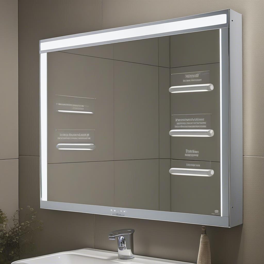 Wickes Bathroom Cabinet Mirror Features