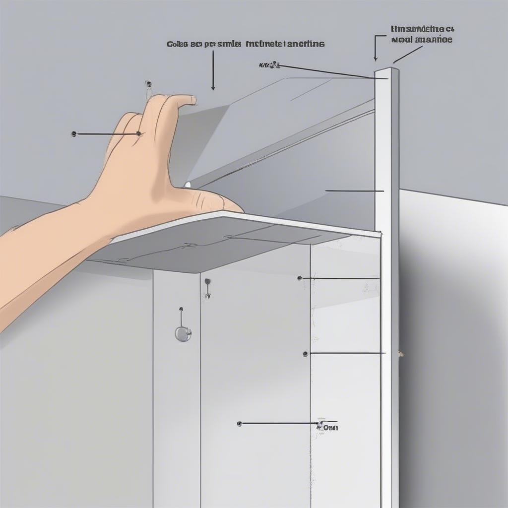 Installing a Wickes bathroom mirror cabinet