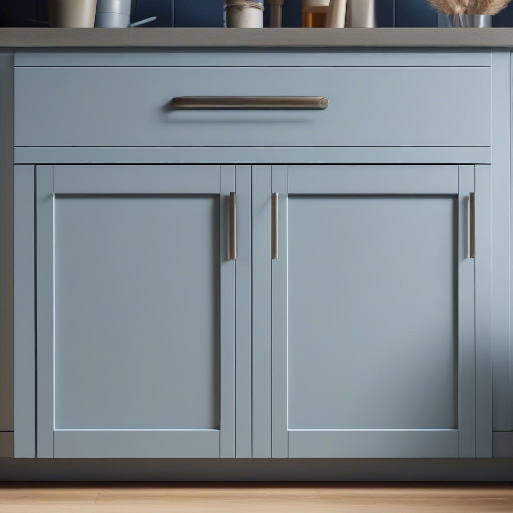 Shaker Style Blue Wickes Cabinet Doors