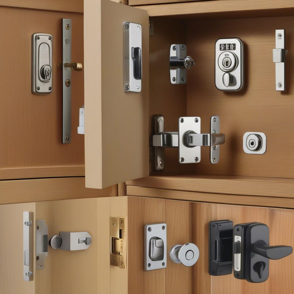 Variety of Cabinet Locks at Wickes