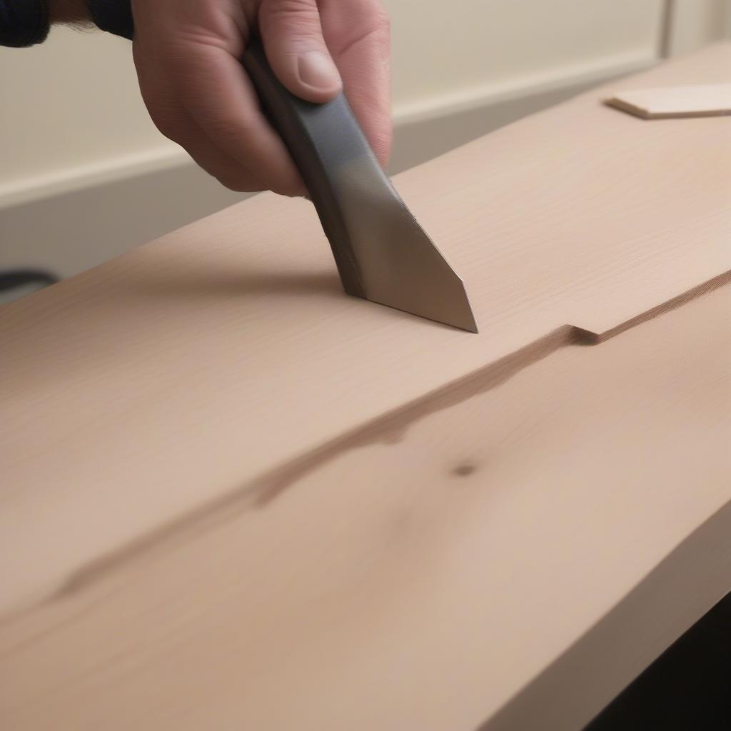 Burnishing a Wickes Cabinet Scraper