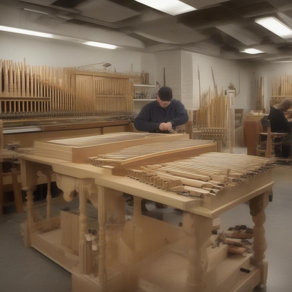 Wicks Organ Company Workshop and Craftsmanship