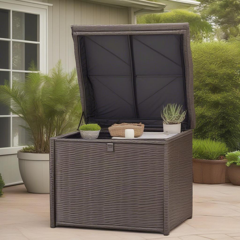 Wilson & Fisher Westwood All Weather Wicker Storage Sid Overview