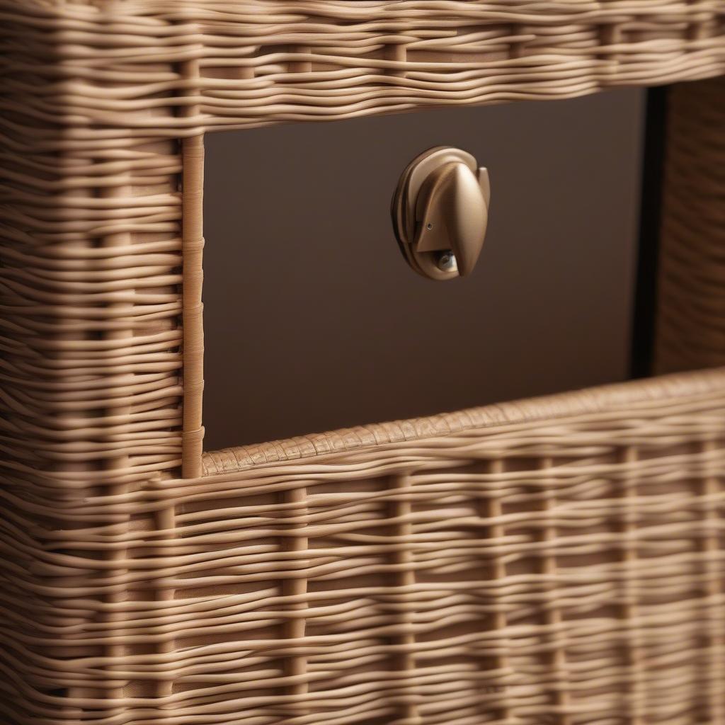 Wilson & Fisher Westwood Wicker Storage Sid Close-Up