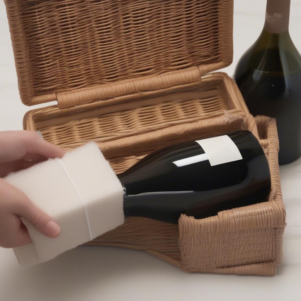 Caring for Your Wicker Wine Box Holder