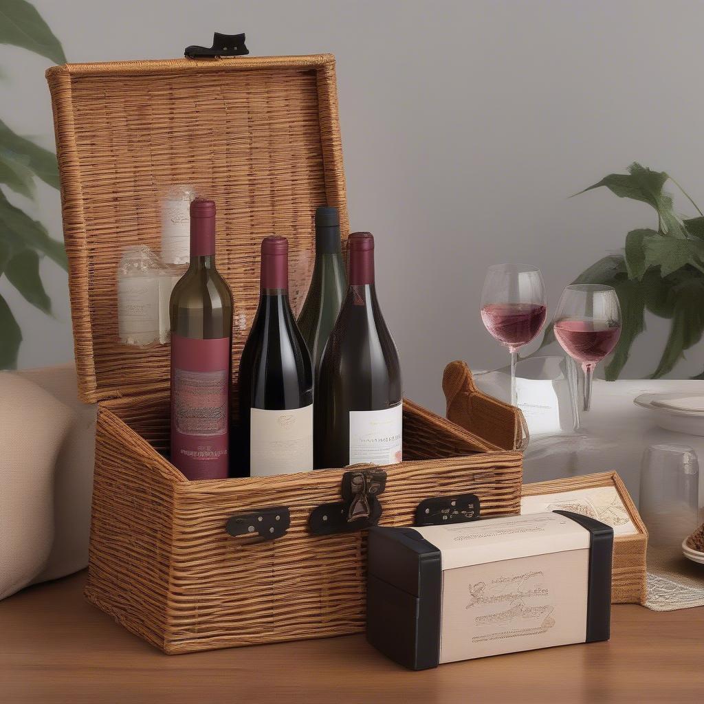 Finding Wine Box Holders Wicker Online