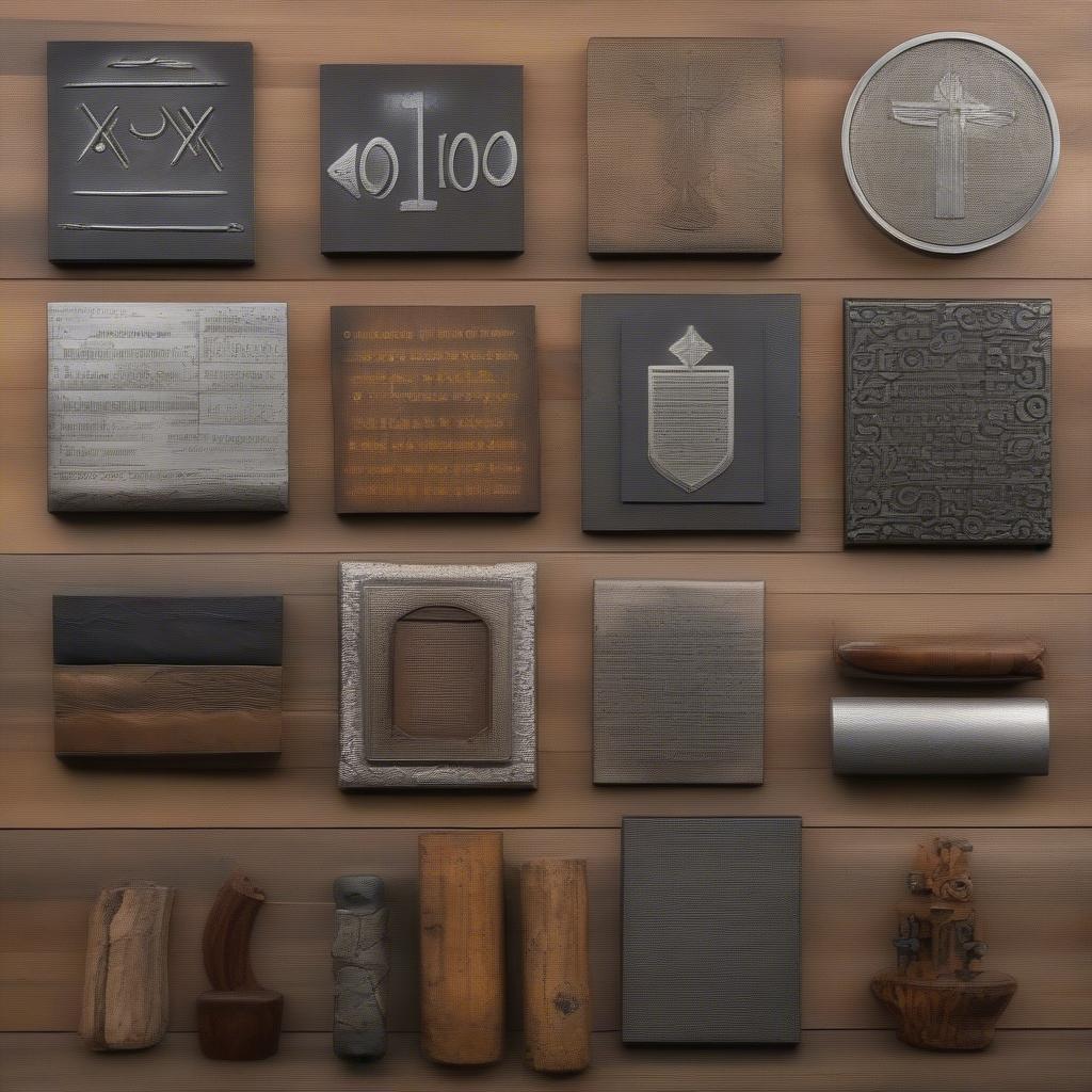 Materials Used in Creating 10 Commandments Wall Art