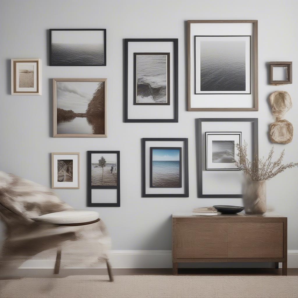 11x14 Floating Picture Frame Gallery Wall