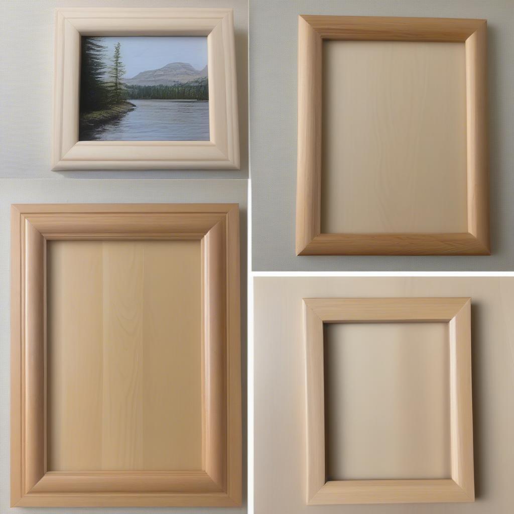 Comparing Pine, Ash, and Maple 11x14 Light Wood Frames