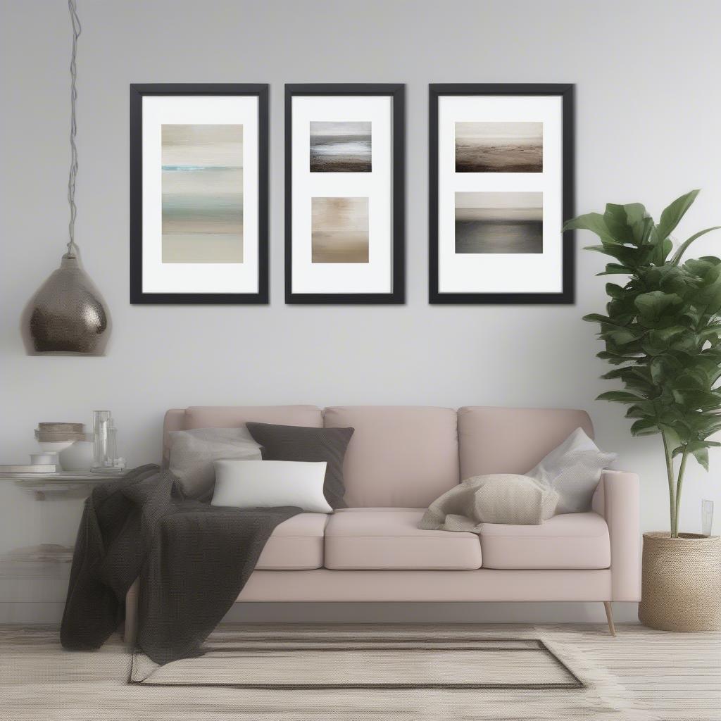 Examples of 11x14 Framed Artwork in Different Settings