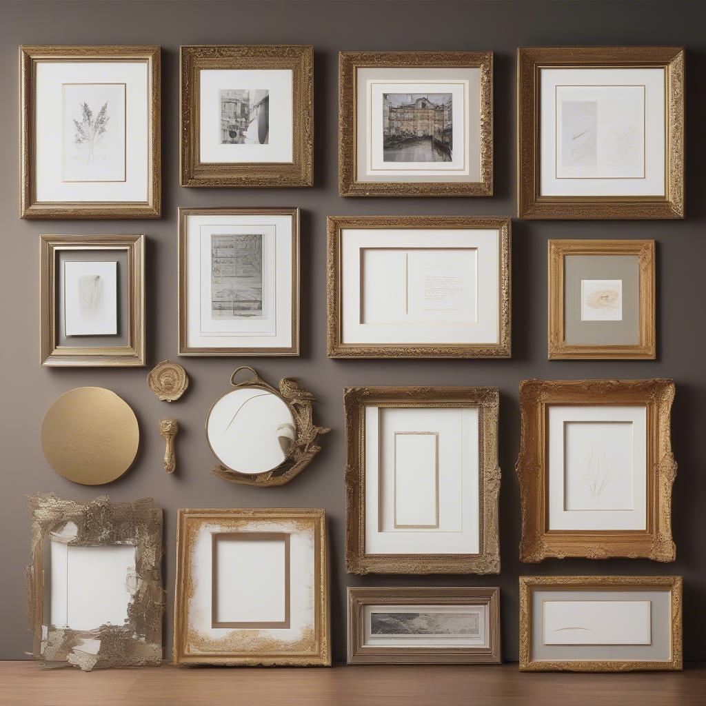 Various 11x14 Gold Frame Styles