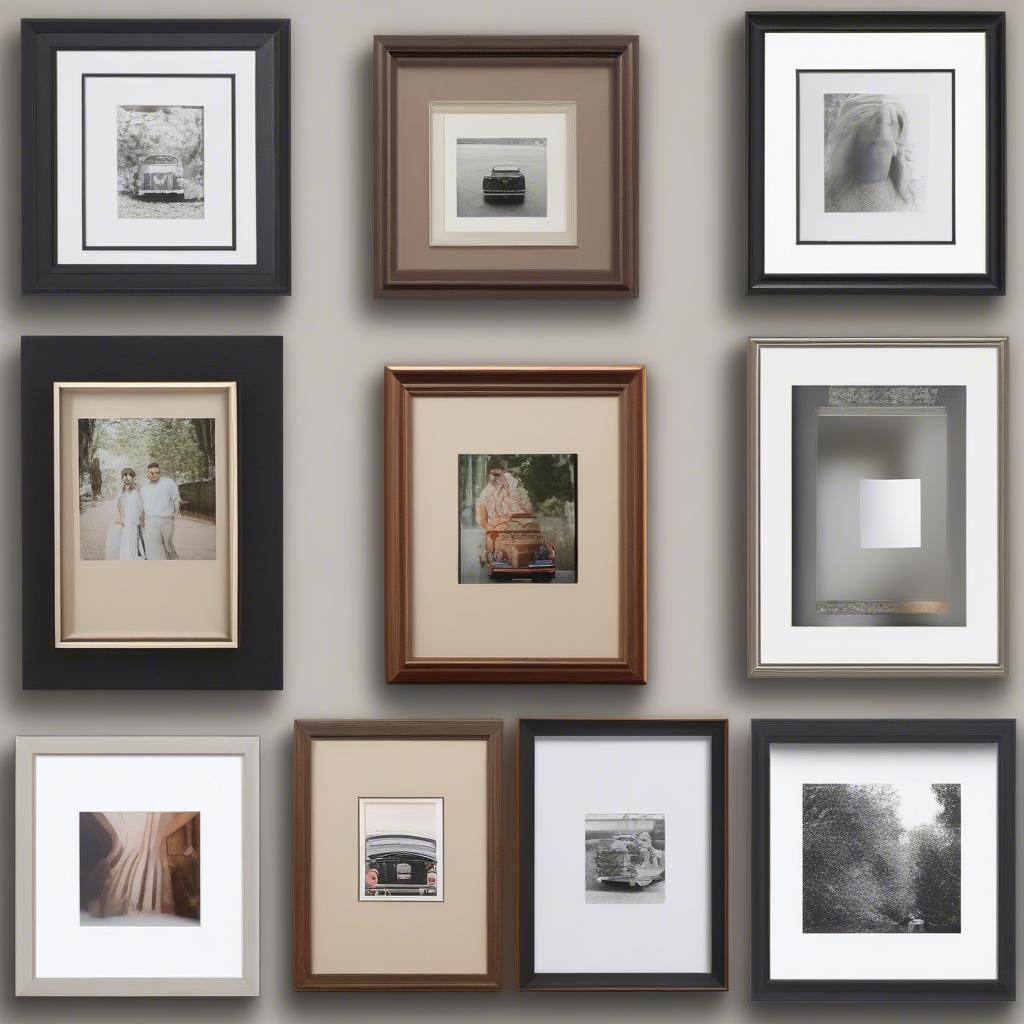 Different 11x14 Mat Frame Options Available