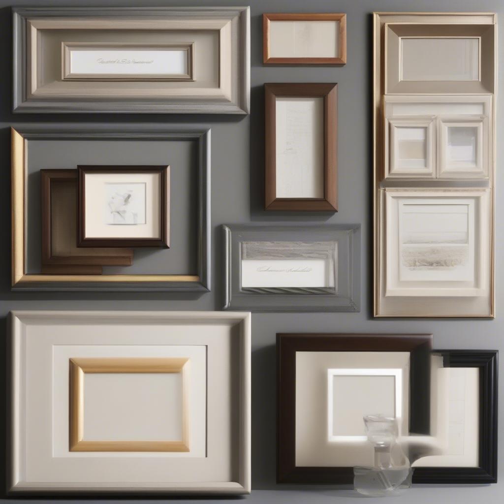 Various Finishes for 11x14 Wood Frames