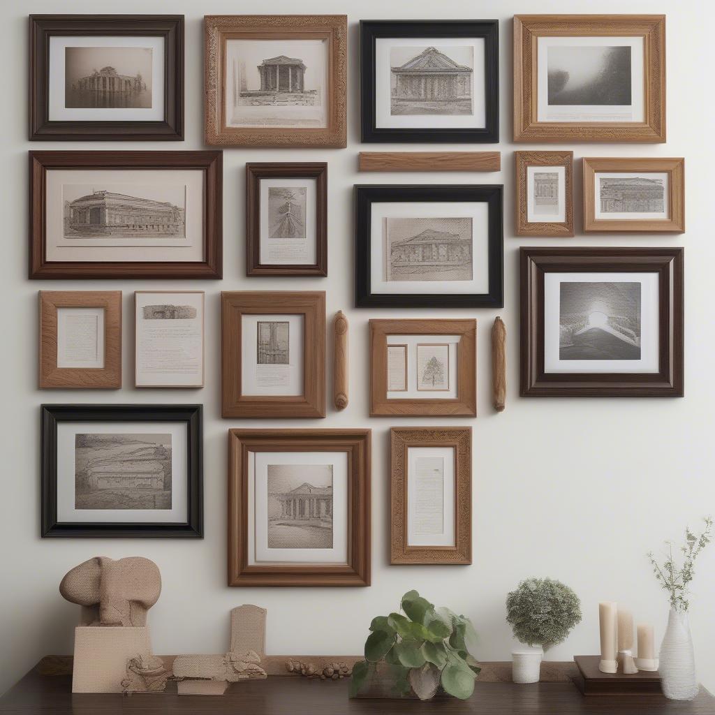 Various 11x14 Wood Poster Frames