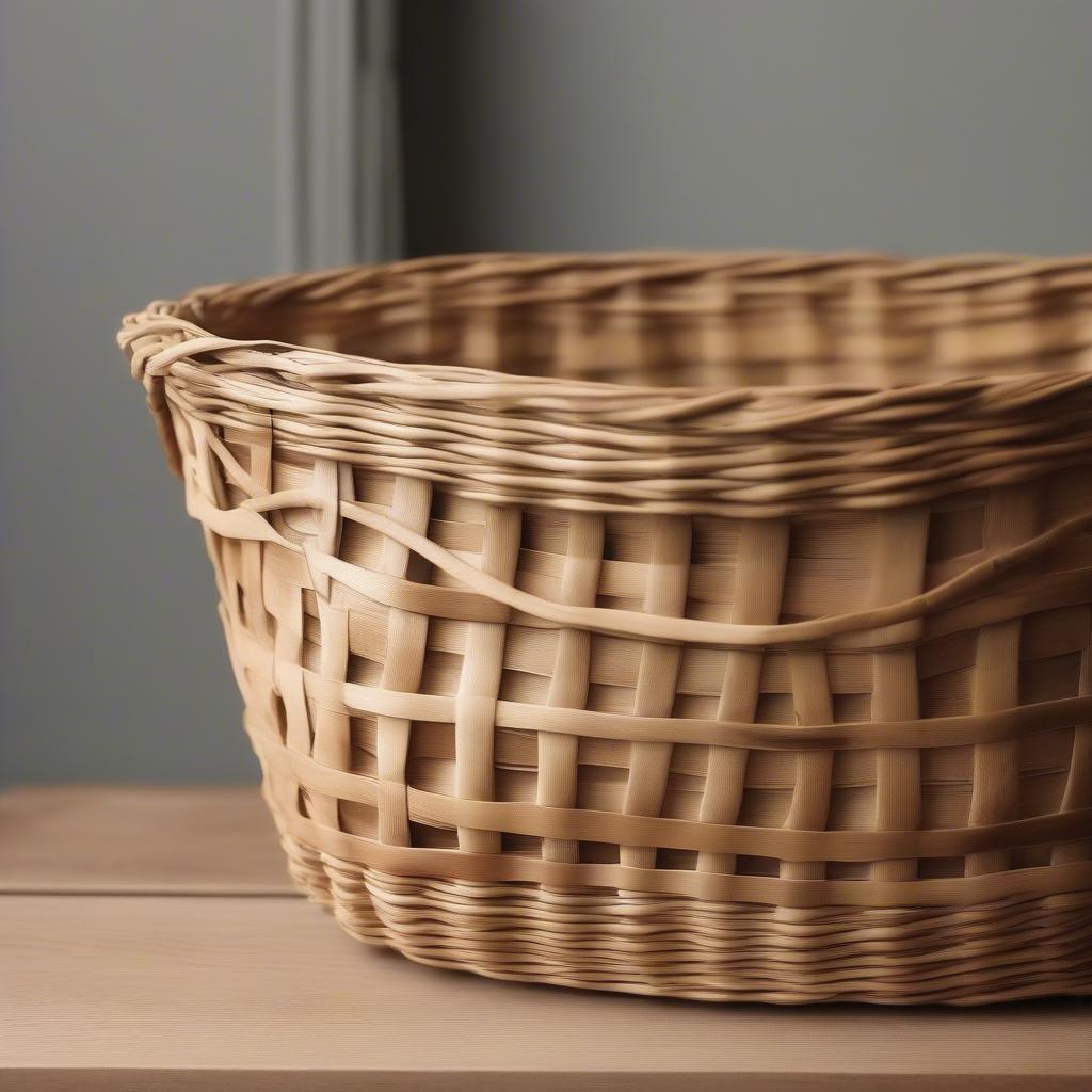 11x14 Wood Sheet as a Wicker Basket Base