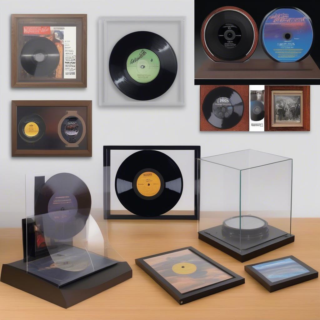 Various 12 Vinyl Display Frame Options