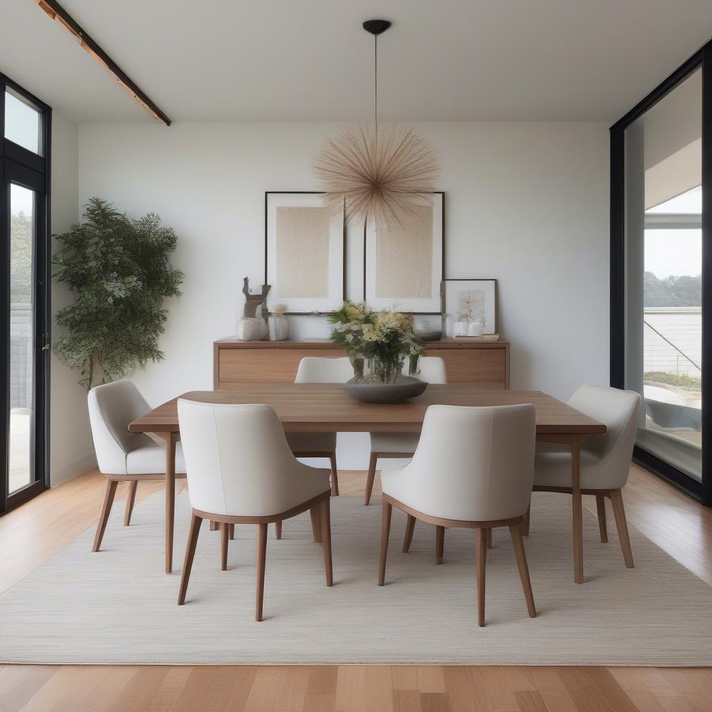 12x16 Rug Under a Dining Table