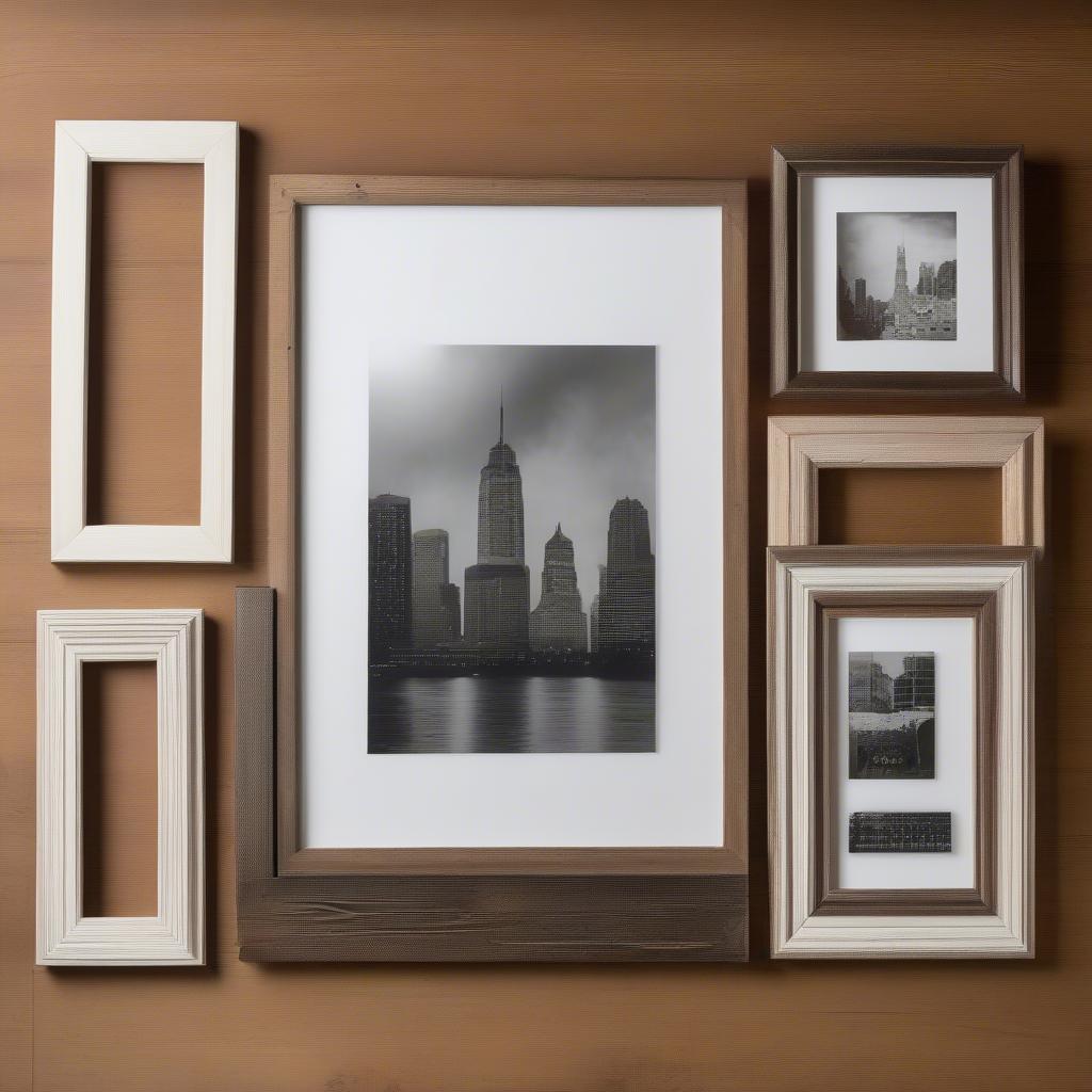 Various Styles of 12x16 Wood Picture Frames