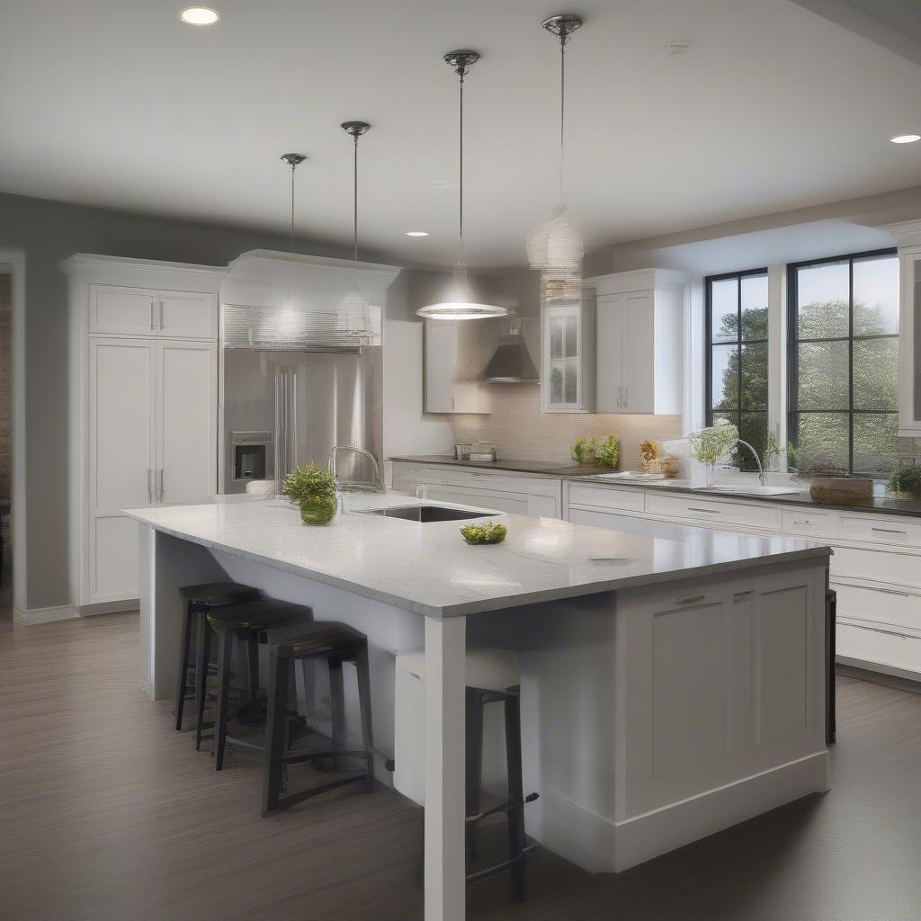 Kitchen Island with Seating in a 13x13 Kitchen