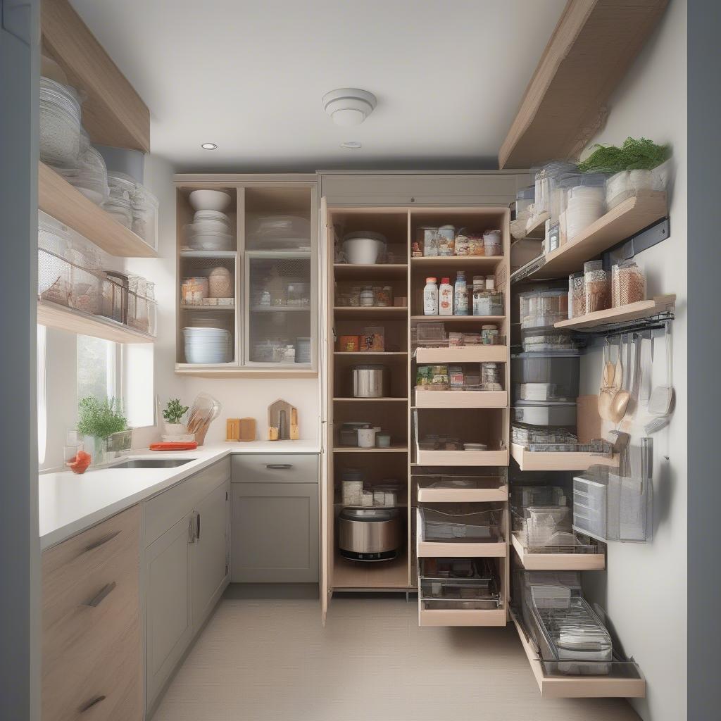 Clever Storage Solutions for a 13x13 Kitchen