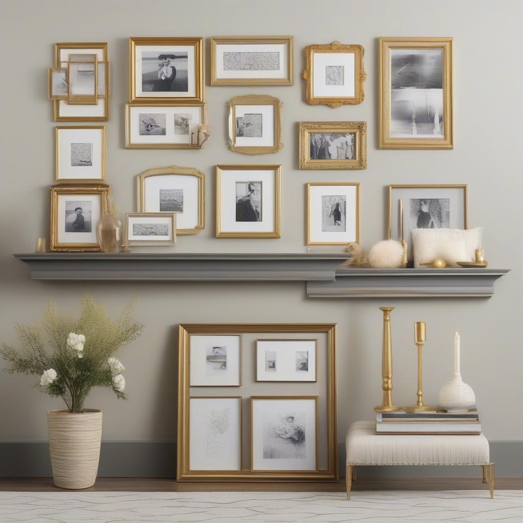 Creative Display Ideas for 16x16 Gold Frames