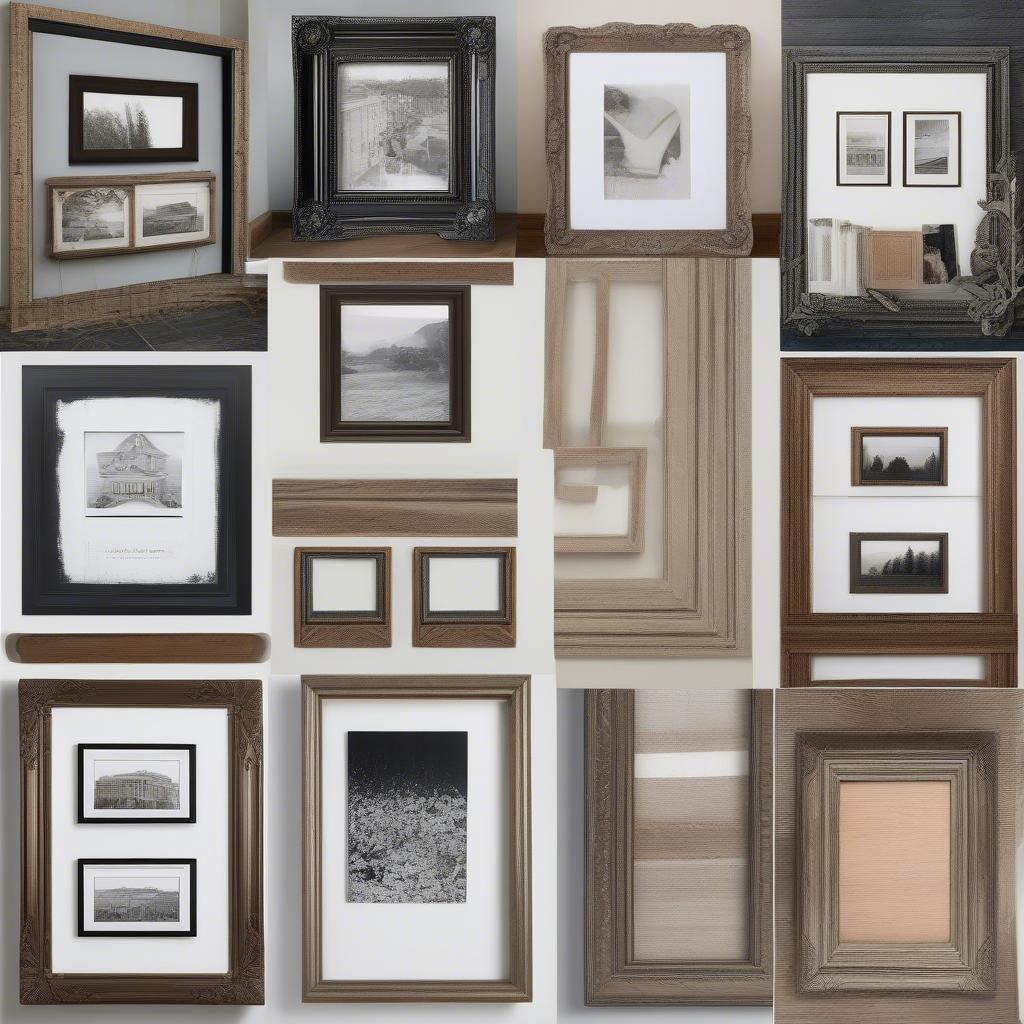 Various Styles of 16x16 Picture Frames