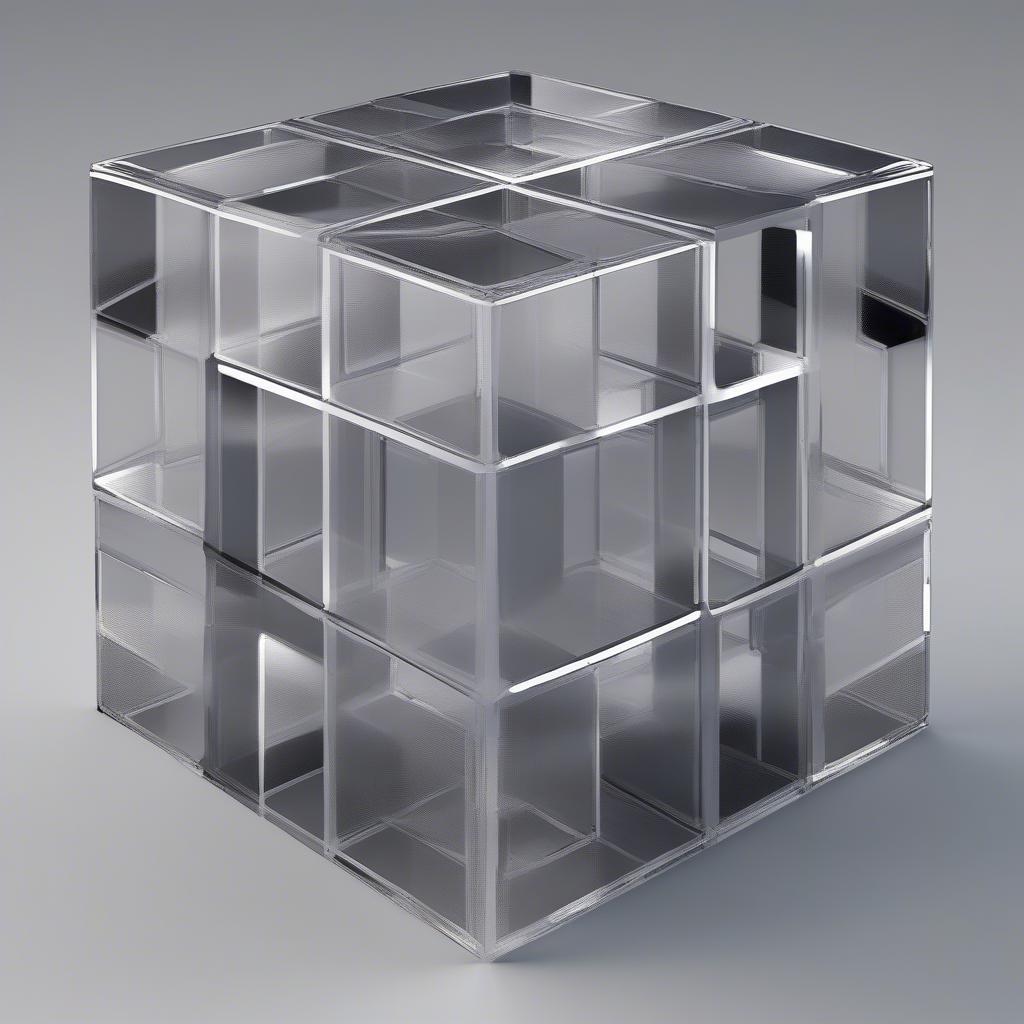 A visual representation of a 16x16x16 cube