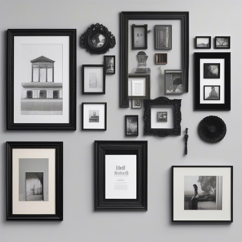 Different Styles of 16x20 Black Photo Frames