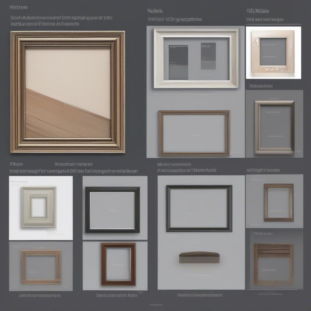 Comparing Materials and Styles of 16x20 Frames