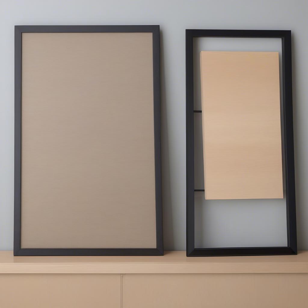 Comparing 16x20 Wood and Metal Frames