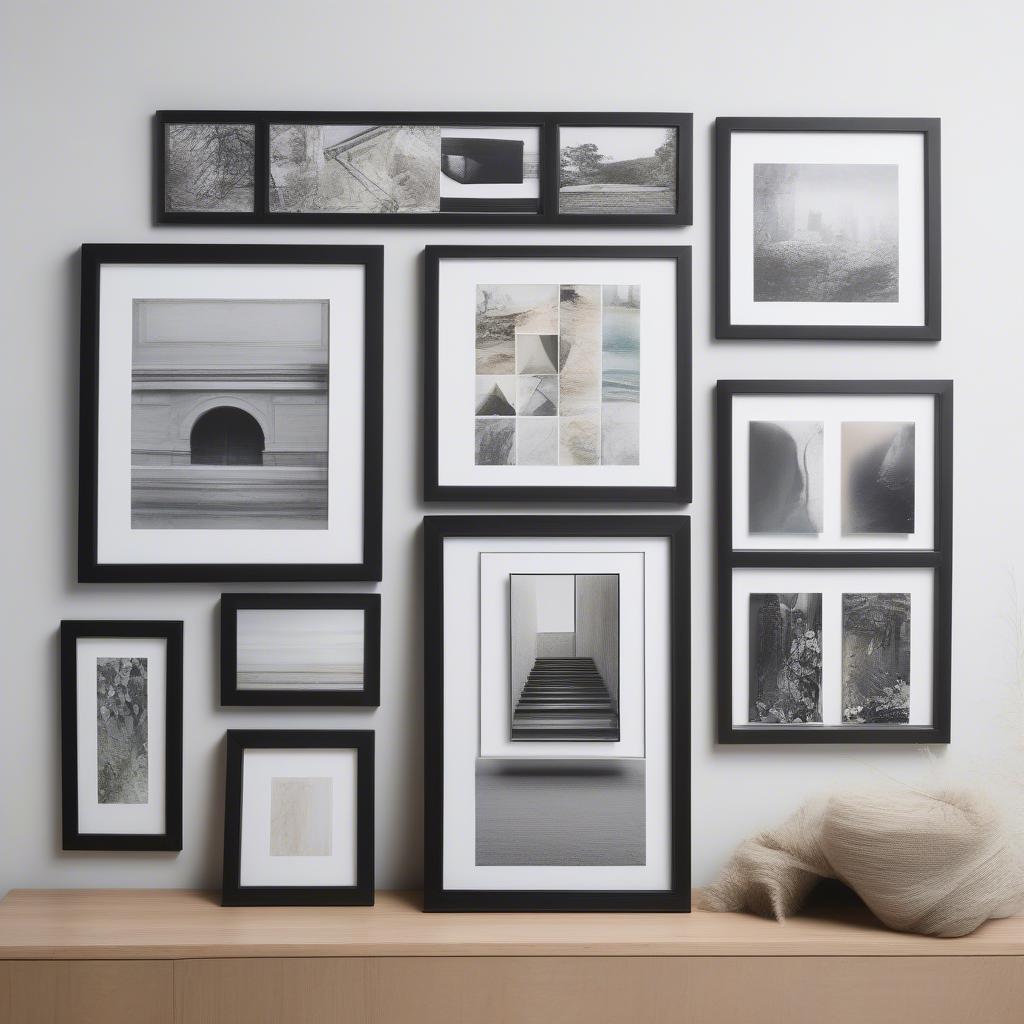 16x24 Black Frame Styles: Modern, Gallery, Floating Frames for Artwork