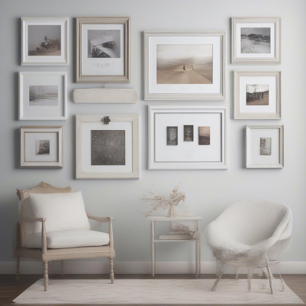 Different Styles of 16x24 White Picture Frames