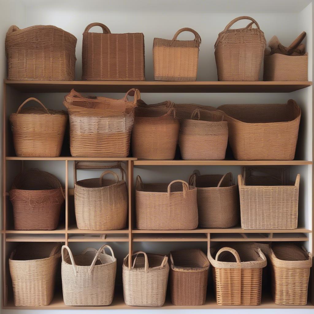 Wicker Baskets for Storage