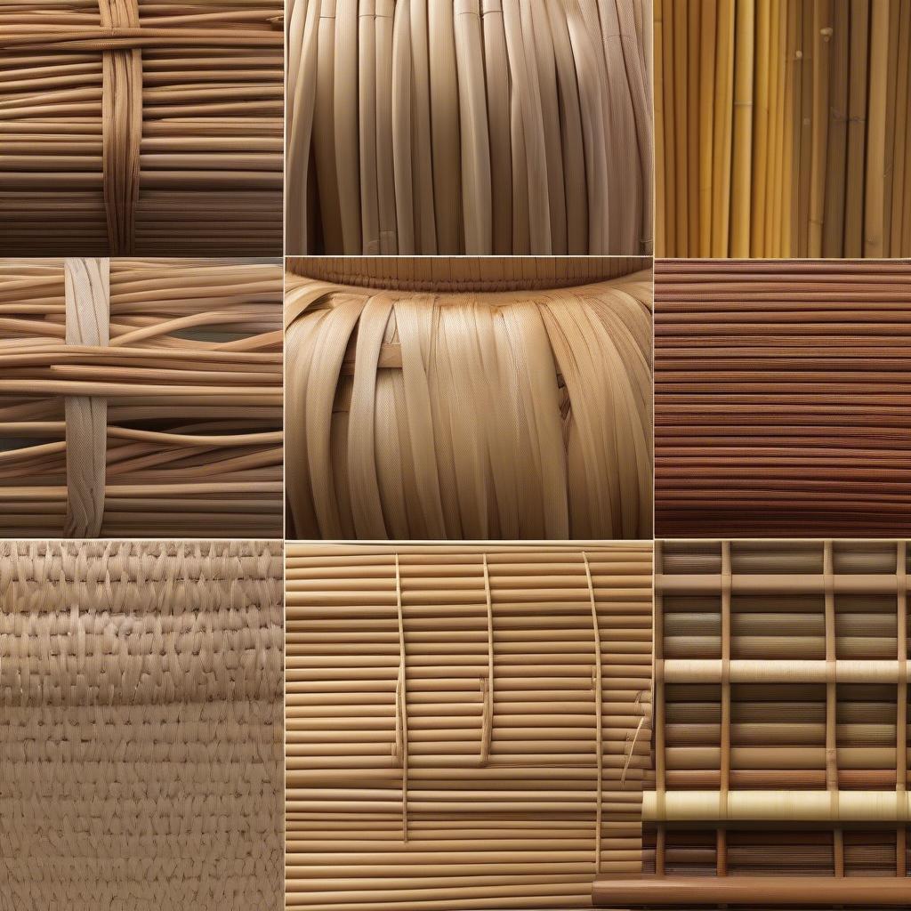 Wicker and Rattan Materials