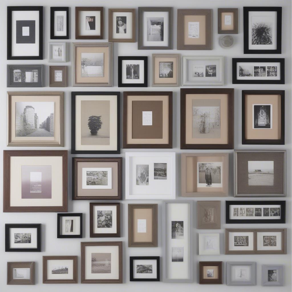 Different 20x20 Picture Frames with Mats